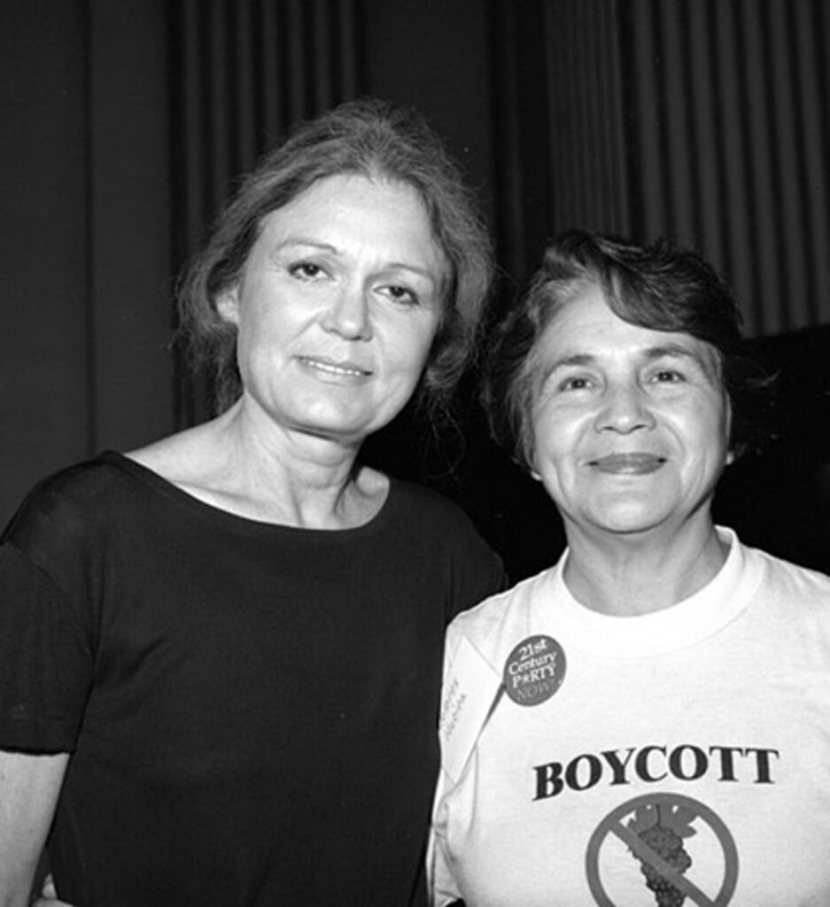 DH and Gloria Steinem