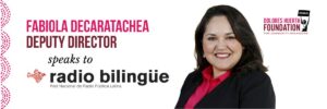 Fabiola DeCaratachea Speaks to Radio Bilingue